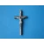 Krzyż drewniany ciemny brąz z paskiem 12 cm - 30%